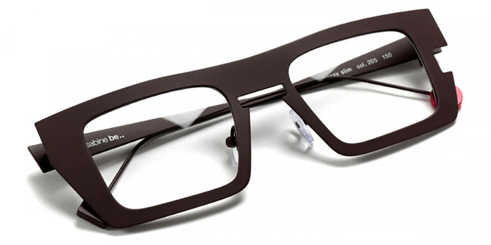 Sabine Be® Be Bossy Slim - Satin Dark Choco Eyeglasses