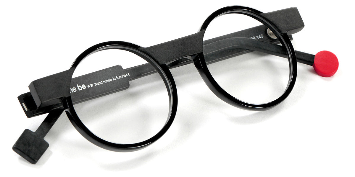 Sabine Be® Be Cartoon SB Be Cartoon 609 46 - Shiny Black / Matt Marbled Slate Gray Eyeglasses