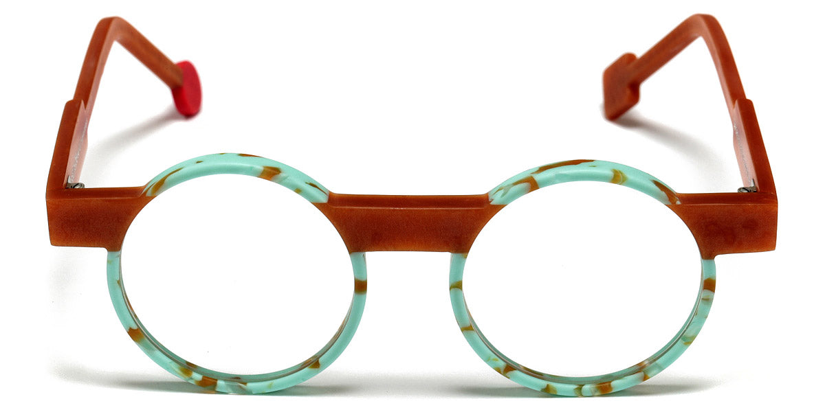 Sabine Be® Be Cartoon SB Be Cartoon 610 46 - Matt Marbled Turquoise / Matt Marbled Rust Eyeglasses