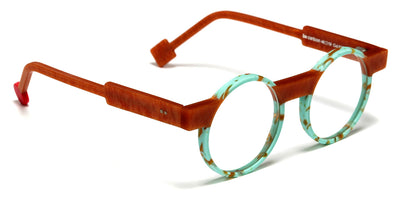 Sabine Be® Be Cartoon SB Be Cartoon 610 46 - Matt Marbled Turquoise / Matt Marbled Rust Eyeglasses
