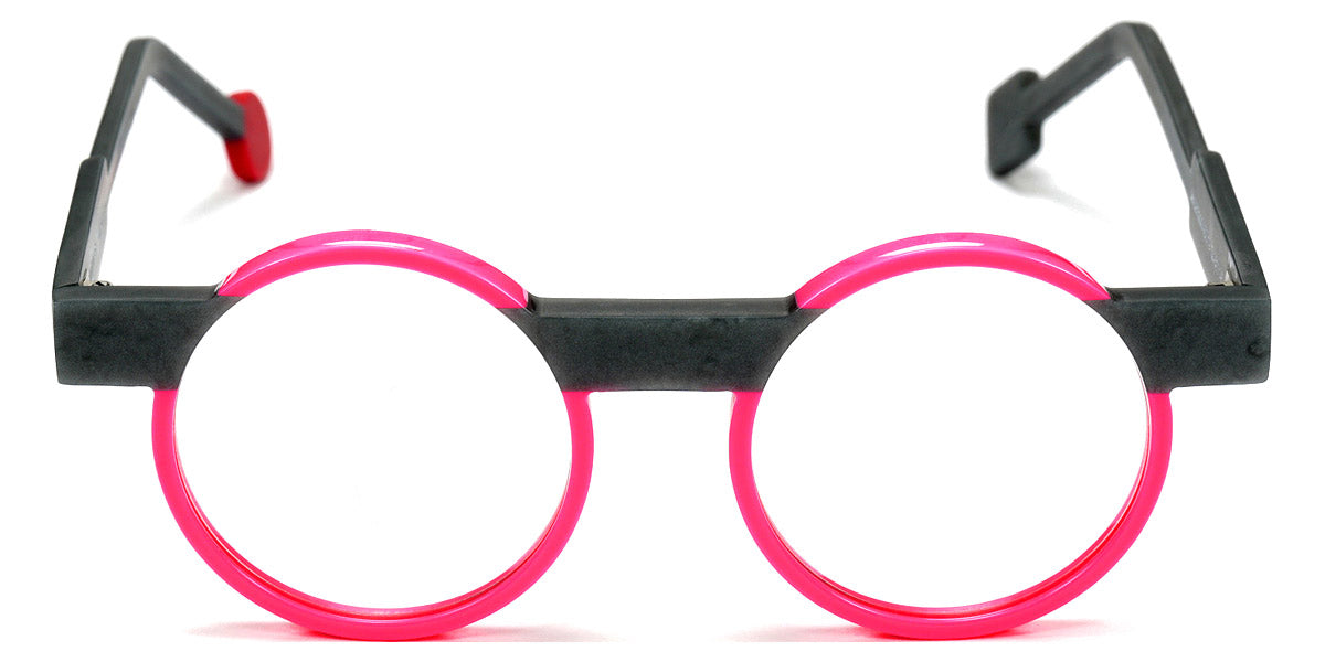 Sabine Be® Be Cartoon SB Be Cartoon 611 46 - Shiny Neon Pink / Matt Marbled Mouse Gray Eyeglasses
