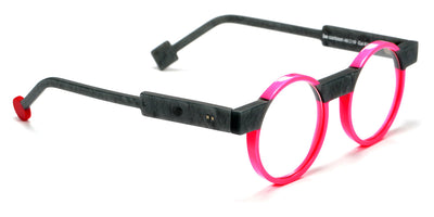 Sabine Be® Be Cartoon SB Be Cartoon 611 46 - Shiny Neon Pink / Matt Marbled Mouse Gray Eyeglasses