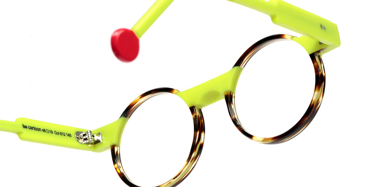 Sabine Be® Be Cartoon SB Be Cartoon 612 46 - Shiny Flamed Tortoiseshell / Matt Marbled Mouse Gray Eyeglasses