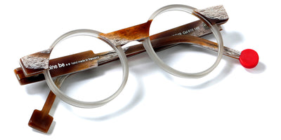 Sabine Be® Be Cartoon SB Be Cartoon 615 46 - Matte Translucent Brown / Matte Vintage Horn Eyeglasses