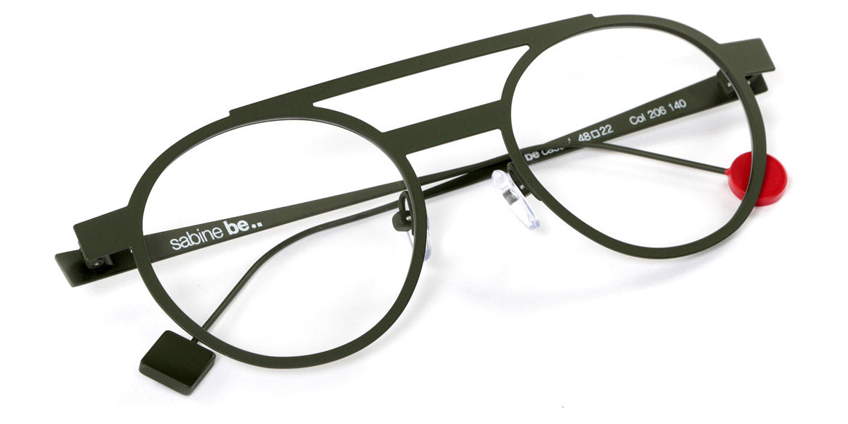 Sabine Be® Be Casual SB Be Casual 206 48 - Satin Khaki Eyeglasses