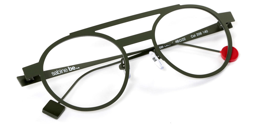 Sabine Be® Be Casual SB Be Casual 206 48 - Satin Khaki Eyeglasses