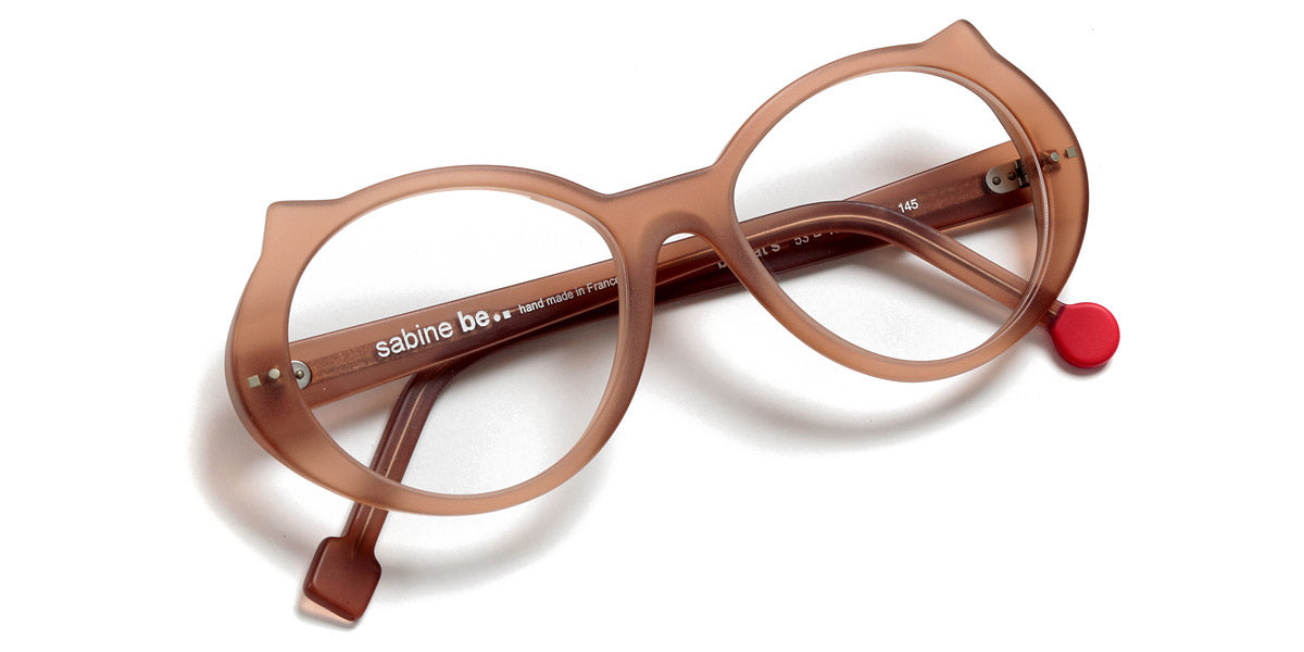Sabine Be® Be Cat'S SB Be Cat'S 4 56 - Matte Translucent Beige Eyeglasses
