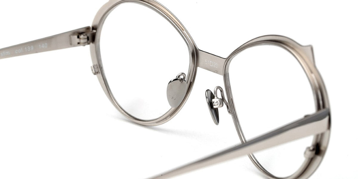 Sabine Be® Be Cat'S Slim - Polished Palladium Eyeglasses