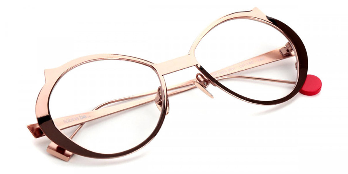 Sabine Be® Be Cat'S Slim - Polished Rose Gold Eyeglasses