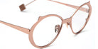 Sabine Be® Be Cat'S Slim - Polished Rose Gold Eyeglasses