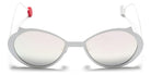 Sabine Be® Be Cat'S Slim Sun - Satin White Sunglasses