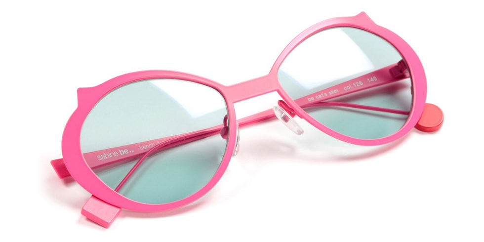 Sabine Be® Be Cat'S Slim Sun - Satin Neon Pink Sunglasses