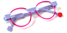 Sabine Be® Be Clever SB Be Clever 623 50 - Shiny Translucent Fuchsia / Matte Lavender Eyeglasses