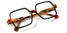 Sabine Be® Be Clush SB Be Clush 600 57 - Shiny Tortoiseshell / Shiny Midnight Blue Eyeglasses