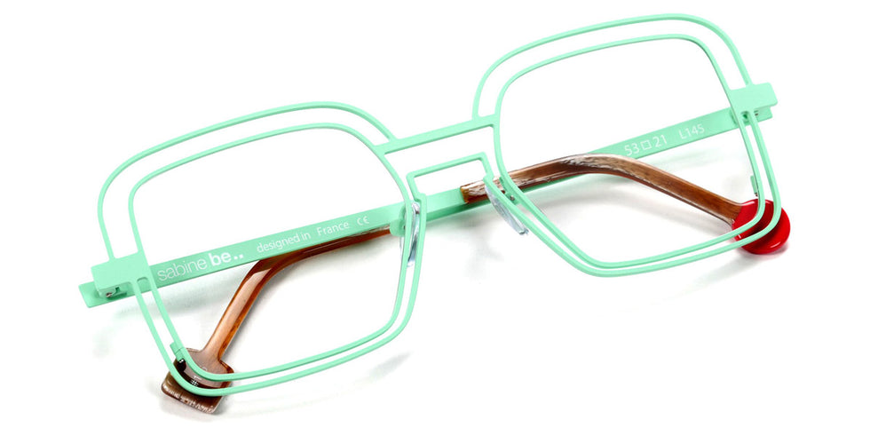 Sabine Be® Be Clush Wire SB Be Clush Wire 125 53 - Satin Turquoise Eyeglasses