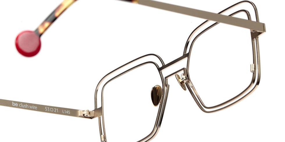 Sabine Be® Be Clush Wire SB Be Clush Wire 129 53 - Polished Pale Gold Eyeglasses