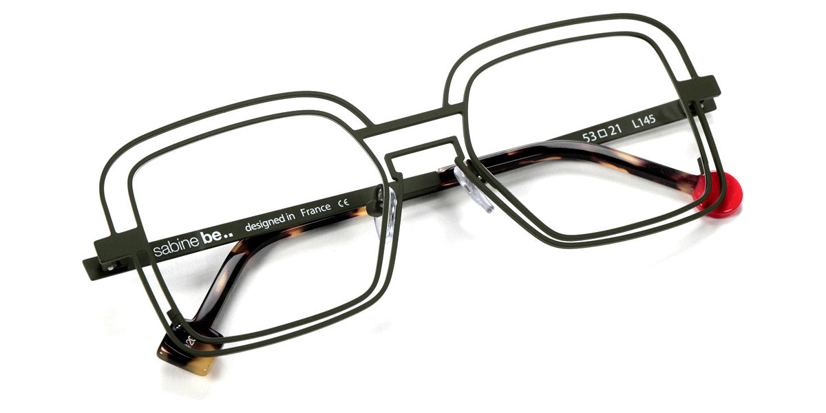 Sabine Be® Be Clush Wire SB Be Clush Wire 206 53 - Satin Khaki Eyeglasses