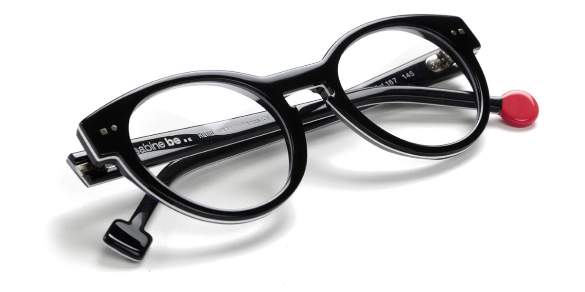 Sabine Be® Be Crazy SB Be Crazy 167 47 - Shiny Midnight Blue / White / Shiny Navy Blue Eyeglasses