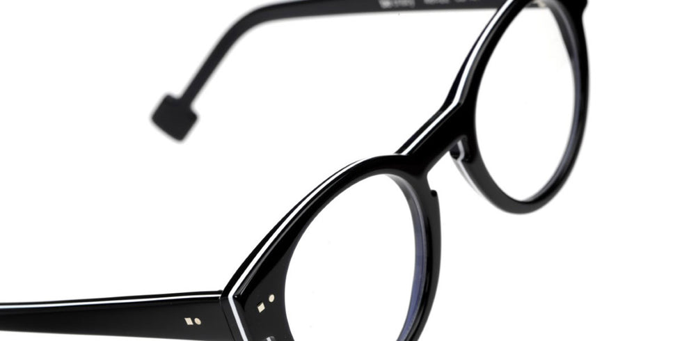 Sabine Be® Be Crazy SB Be Crazy 167 47 - Shiny Midnight Blue / White / Shiny Navy Blue Eyeglasses
