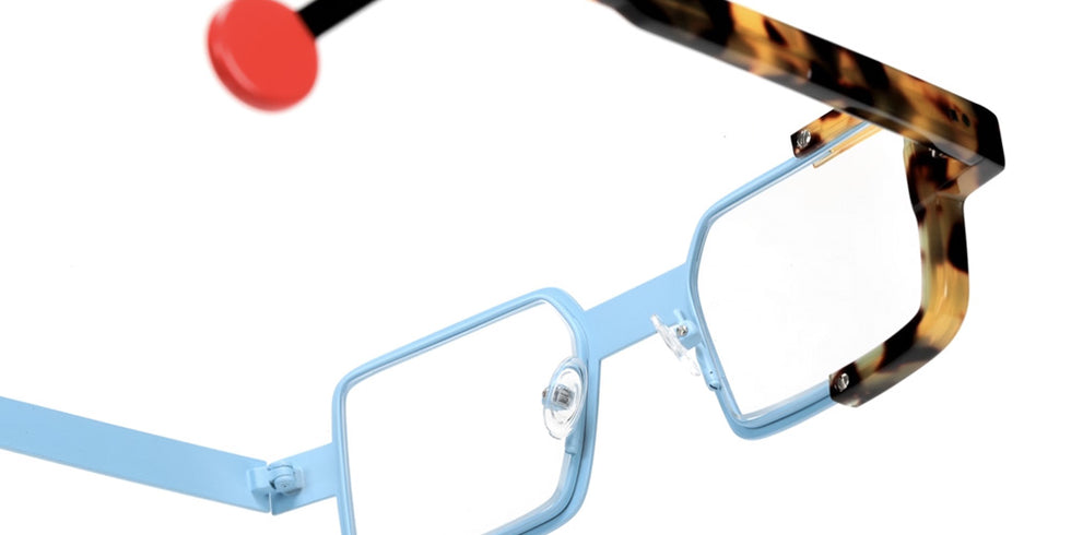 Sabine Be® Be Cubic be cubic 872 - 872 Blue Pastel Satin/Tortoiseshell Tokyo Shiny