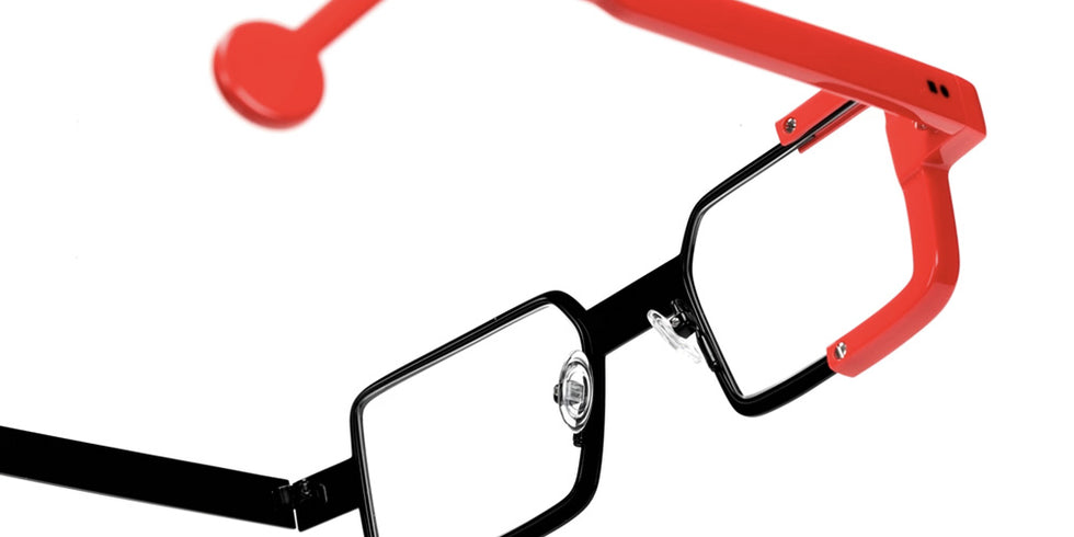 Sabine Be® Be Cubic be cubic 879 - 879 Black Shiny/Red Shiny