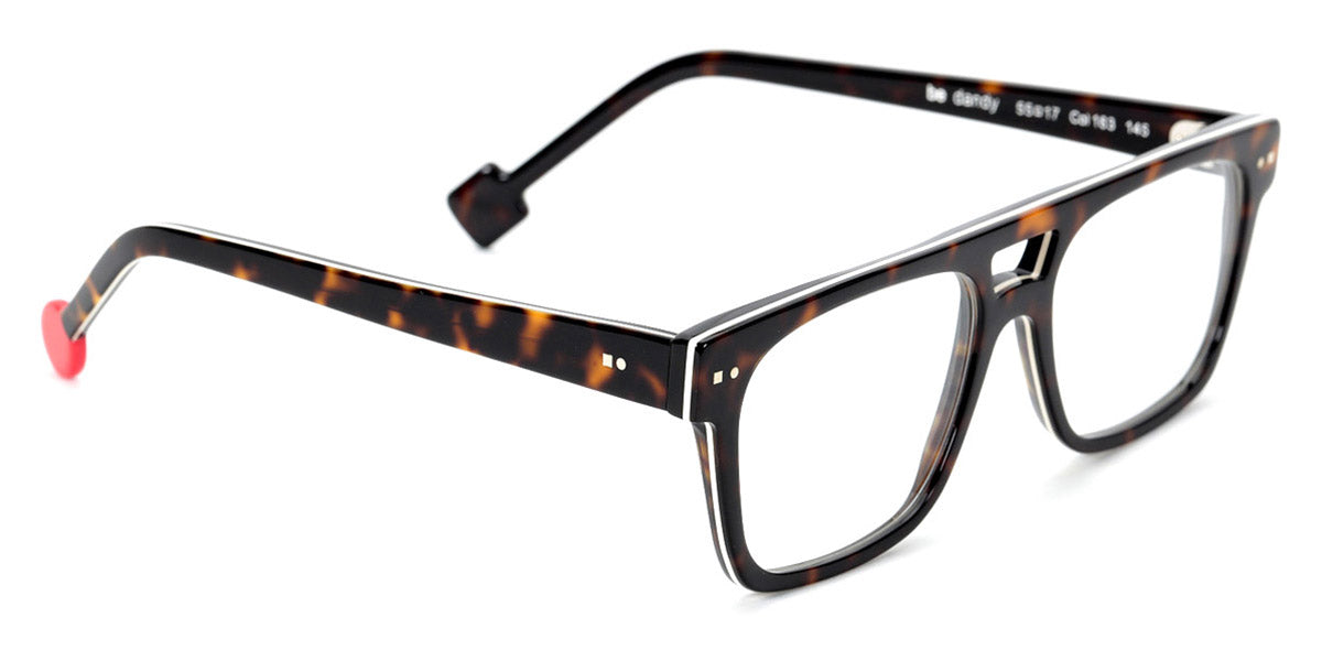 Sabine Be® Be Dandy - Shiny Dark Tortoise / White / Shiny Dark Tortoise Eyeglasses