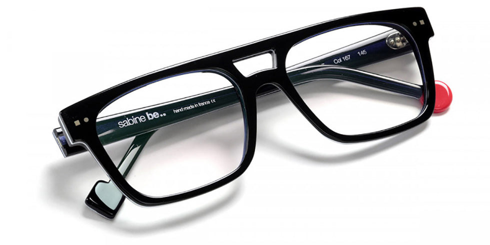 Sabine Be® Be Dandy - Shiny Midnight Blue / White / Shiny Navy Blue Eyeglasses