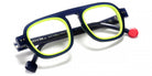 Sabine Be® Be Factory - Shiny Navy Blue / Shiny Neon Yellow Eyeglasses