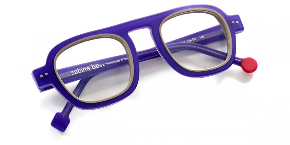 Sabine Be® Be Factory - Matte Purple / Matte Beige Eyeglasses