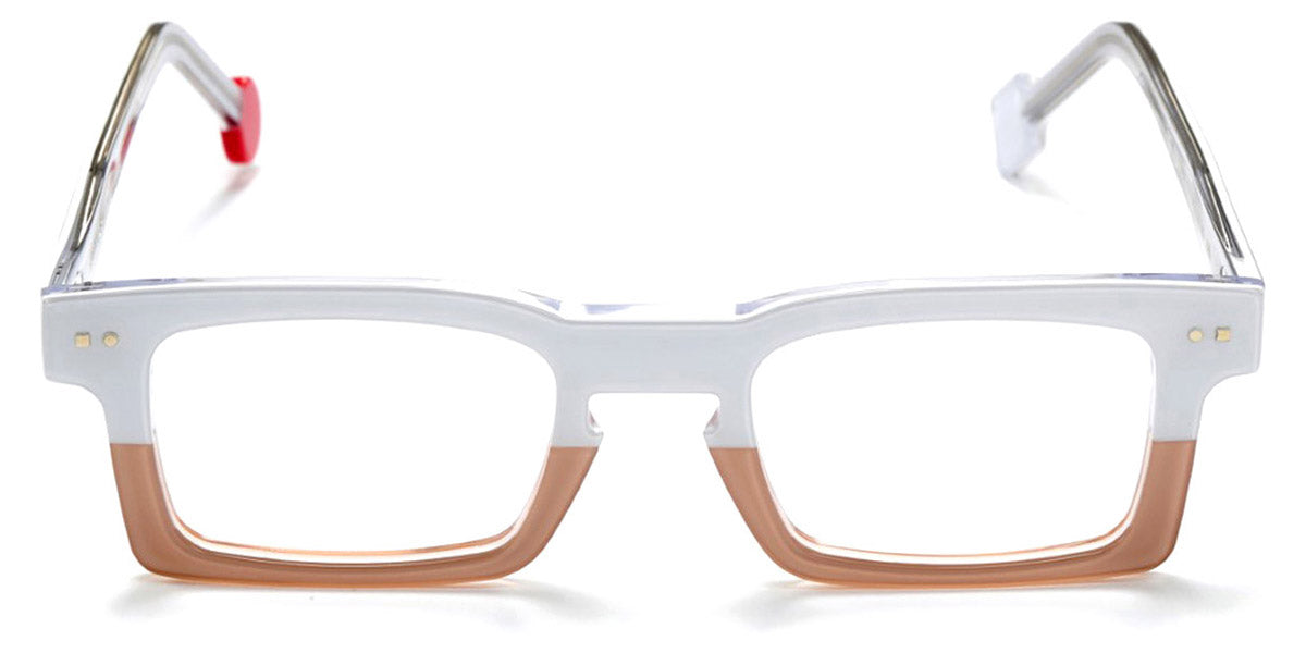 Sabine Be® Be Geek - Shiny Crystal White / Shiny Translucent Nude Eyeglasses