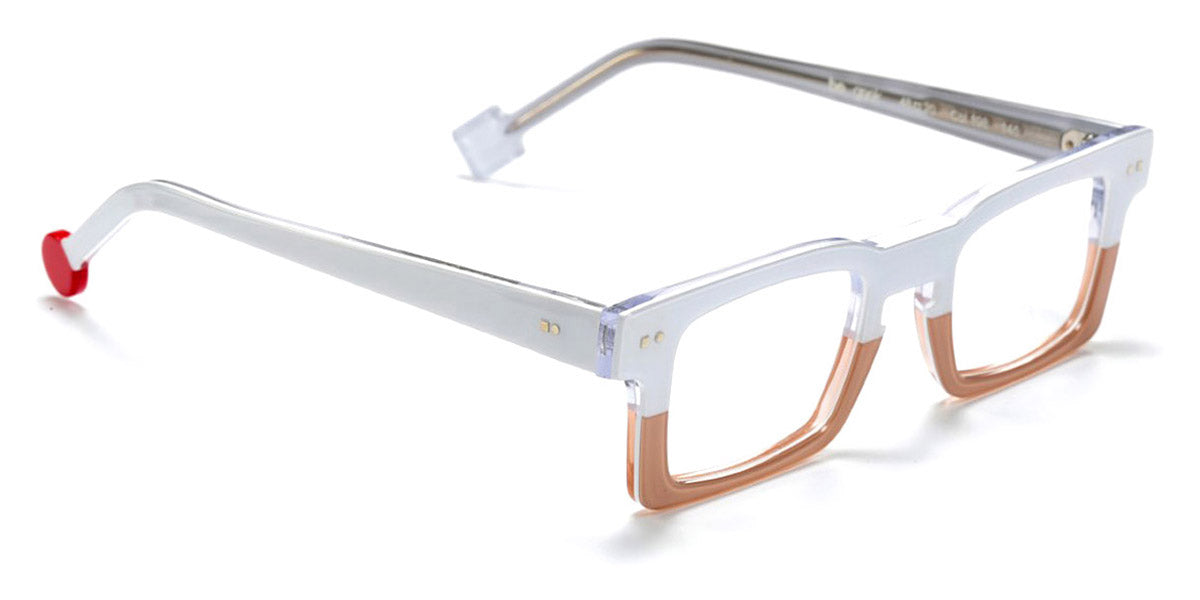 Sabine Be® Be Geek - Shiny Crystal White / Shiny Translucent Nude Eyeglasses