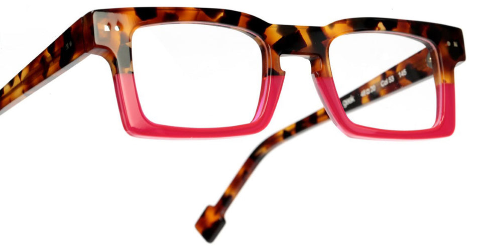 Sabine Be® Be Geek - Shiny Fawn Tortoise / Shiny Neon Pink Eyeglasses