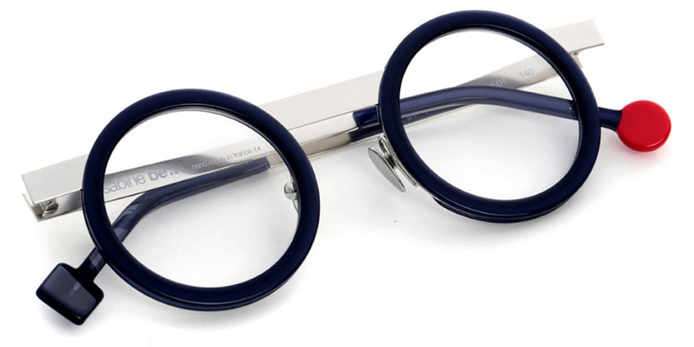 Sabine Be® Be Gipsy - Shiny Midnight Blue / Polished Palladium Eyeglasses