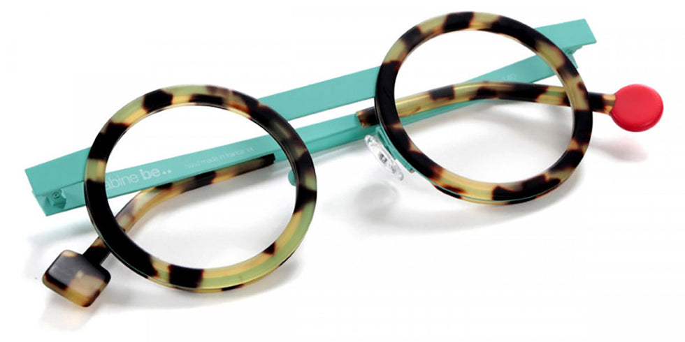 Sabine Be® Be Gipsy - Matte Tokyo Tortoise / Satin Turquoise Eyeglasses