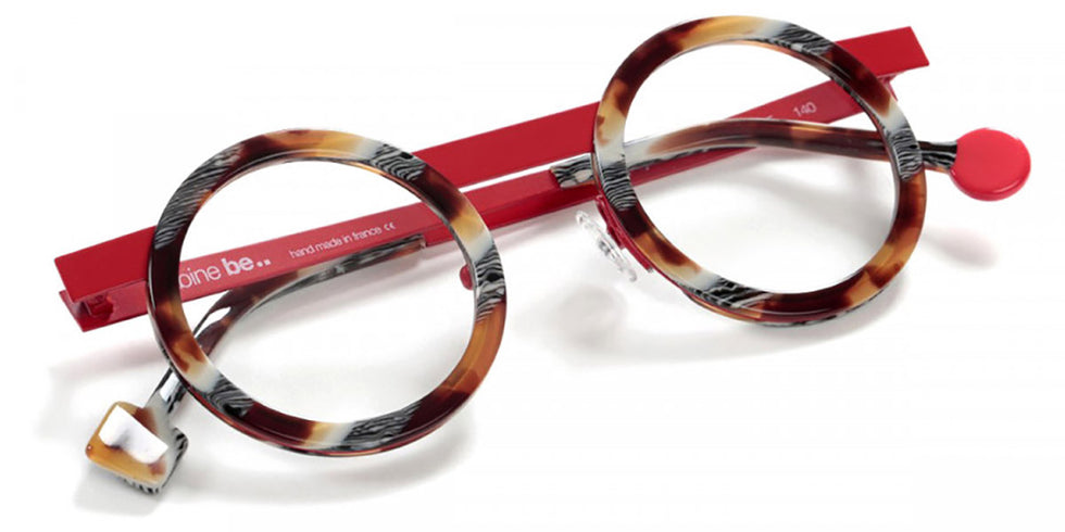 Sabine Be® Be Gipsy - Shiny Vintage Tortoise/ Satin Red Eyeglasses