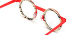 Sabine Be® Be Gipsy - Matte Vanilla Choco / Satin Neon Orange Eyeglasses