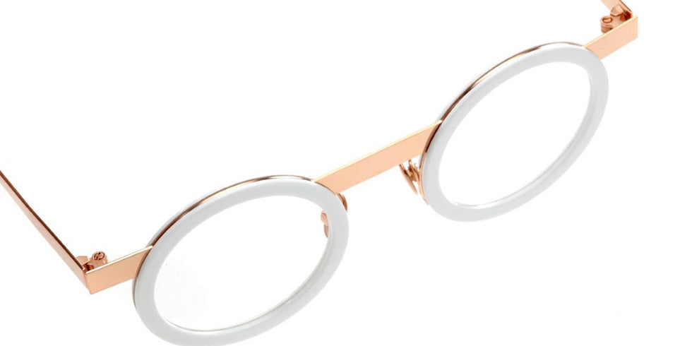 Sabine Be® Be Gipsy - Shiny White / Polished Rose Gold Eyeglasses