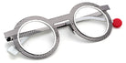 Sabine Be® Be Gipsy Hole SB Be Gipsy Hole 502 43 - Dark Ruthenium Polished Perforated / Polished Palladium Eyeglasses