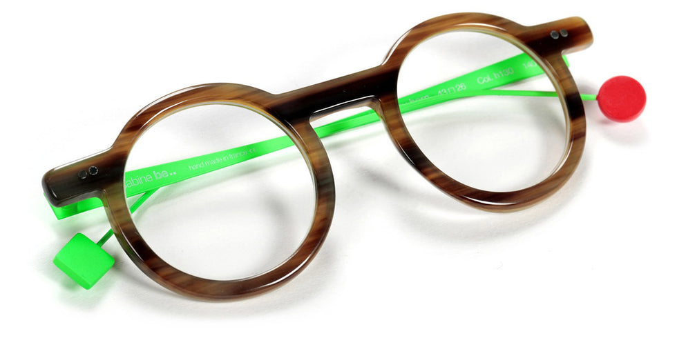 Sabine Be® Be Gipsy Horn SB Be Gipsy Horn 130 43 - Satin Neon Green Eyeglasses