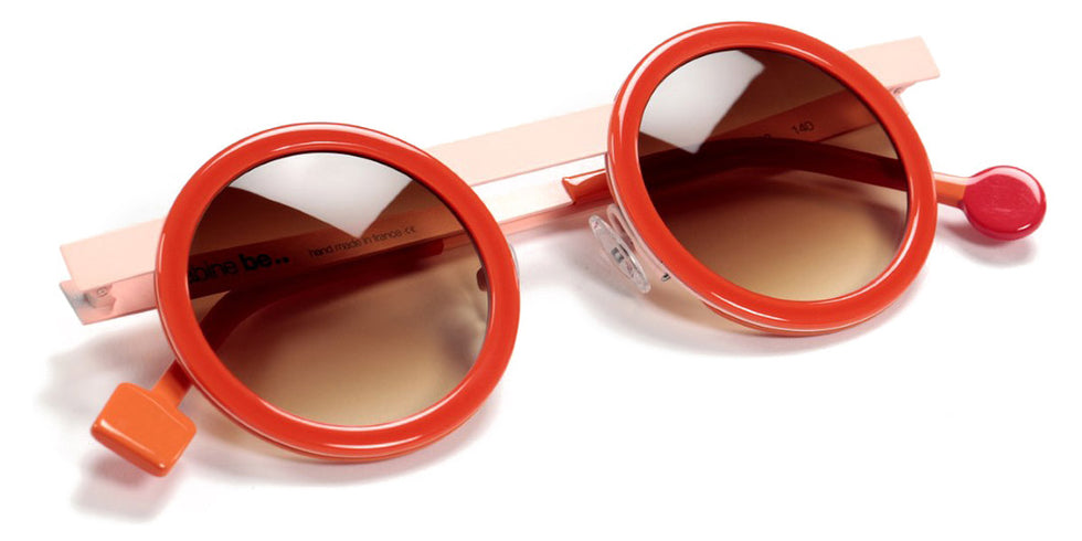 Sabine Be® Be Gipsy Sun SB Be Gipsy Sun 338 43 - Shiny Orange / Satin Salmon Sunglasses