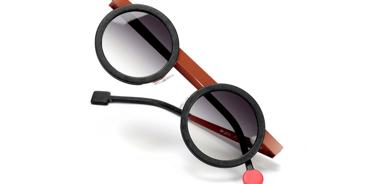 Sabine Be® Be Gipsy Sun SB Be Gipsy Sun 512 43 - Matt Marbled Slate Gray / Shiny Camel Sunglasses