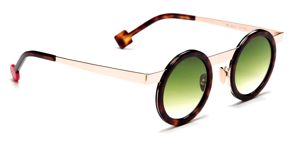 Sabine Be® Be Gipsy Sun SB Be Gipsy Sun 562 43 - Shiny Cherry Tortoise / Polished Rose Gold Sunglasses