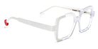 Sabine Be® Be Glossy SB Be Glossy 730 51 - Shiny Opal Gradient / Shiny White Eyeglasses