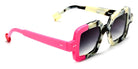 Sabine Be® Be Glossy Sun SB Be Glossy Sun 759 48 - Shiny Black Horn / Shiny Neon Pink Sunglasses