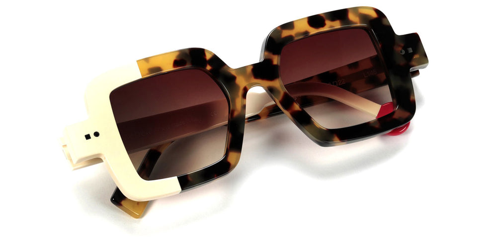 Sabine Be® Be Glossy Sun SB Be Glossy Sun 799 48 - Écaille Tokyo Brillant / Ivoire Brillant Sunglasses