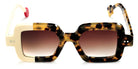 Sabine Be® Be Glossy Sun SB Be Glossy Sun 799 48 - Écaille Tokyo Brillant / Ivoire Brillant Sunglasses