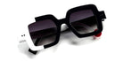 Sabine Be® Be Glossy Sun SB Be Glossy Sun 800 48 - Bleu Nuit Brillant / Blanc Brillant Sunglasses