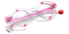 Sabine Be® Be Groom SB Be Groom 354 43 - Shiny Crystal / Shiny Neon Pink Eyeglasses