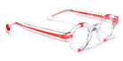 Sabine Be® Be Groom SB Be Groom 761 43 - Shiny Crystal / Shiny Miami Neon Orange Eyeglasses
