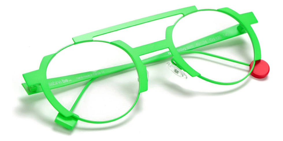 Sabine Be® Be Groovy Slim SB Be Groovy Slim 130 49 - Satin Neon Green Eyeglasses